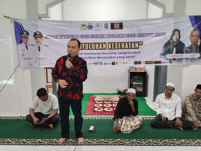Jambore Kemanusiaan Gelar Penyuluhan Bahaya Rokok di Desa Saney