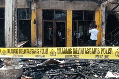 Disnakertrans Riau Ludes Terbakar, Ini Tanggapan Polisi