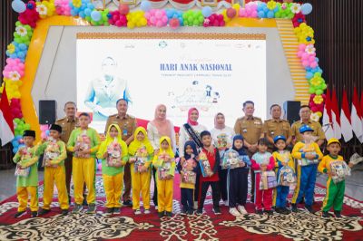 Peringatan Hari Anak Nasional, Pemprov Lampung Sebut Komitmen Wujudkan Program Yang Berpihak kepada Anak