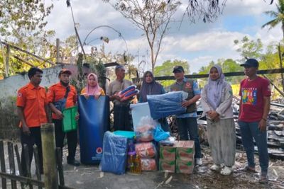 Pria di Maros Bakar Rumah Sendiri, Diduga Depresi Akibat Ditinggal Anak-Istri