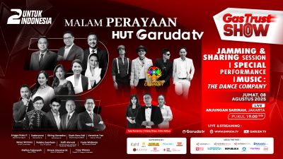 Rayakan Hut Ke-2, Garuda TV Siap Gelar Rangkaian Aktivitas Spesial Untuk Indonesia