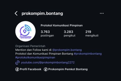 Akun Instagram Resmi Prokompim Bontang Diretas, Sebarkan Konten Tak Senonoh