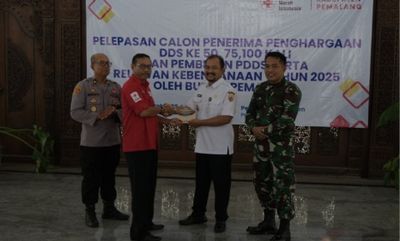 PMI Pemalang Raih Sertifikat ISO, Bupati hingga Relawan Diganjar Penghargaan Donor