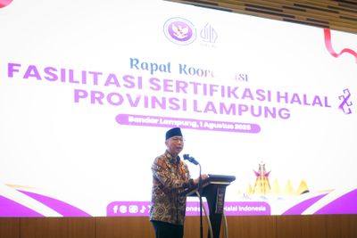 Sertifikasi Halal Jadi Prioritas Pemprov Lampung Dorong UMKM Bisa Tembus Ekspor