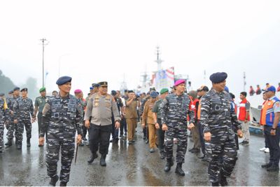 Apel Gelar Pasukan Latihan SAR Laut 2025 Diapresiasi Wakapolda Maluku