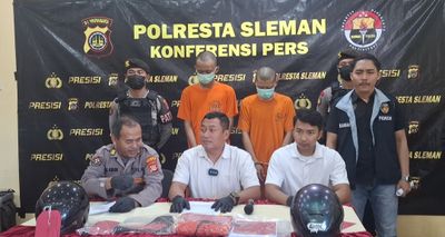 Polresta Sleman Ringkus Dua Pria Kasus Penganiayaan di Pandowoharjo