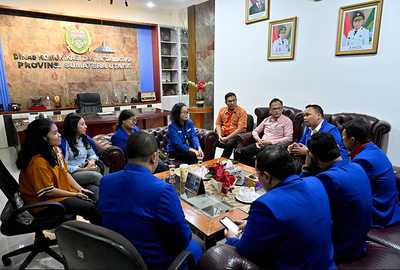 Dorong Peran Pemuda, GAMKI Gandeng Diskominfo Sumut Dukung Pembangunan Daerah