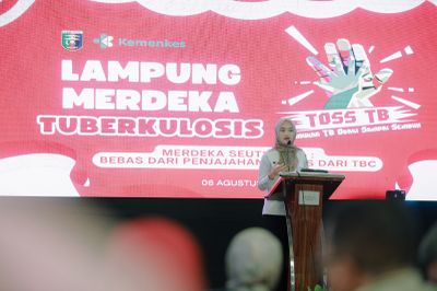 Pemprov Lampung Canangkan Merdeka Penanggulangan TBC