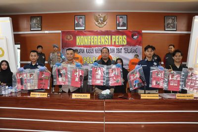 Polisi Tangkap 4 Pengedar Narkoba di Maros, Jual Sabu Lewat Medsos