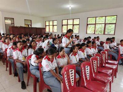 Operasi Antik Narkotik Salawaku 2025 di Ambon Sasar Sekolah, Pelajar di Ajari Pengetahuan P4GN