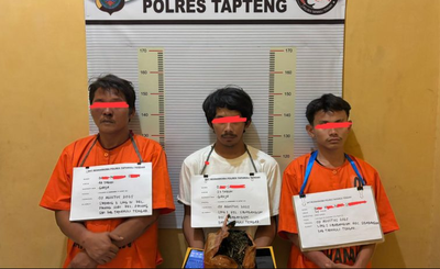 Satresnarkoba Tapanuli Tengah Sita 900 Gram Ganja dari Tiga Pengedar