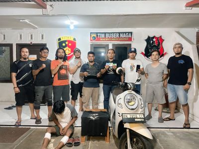 Dor! Pelaku Jambret di Jalan Masjid Jamik Dilumpuhkan Timah Panas