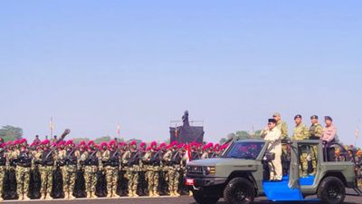 Ribuan Warga Padati Pusdiklatpassus Batujajar Saksikan Pengukuhan Satuan Baru TNI