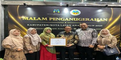 Turut Bangga: Kota Bukittinggi Meraih Penghargaan Kota Layak Anak Peringkat Utama Tahun 2025