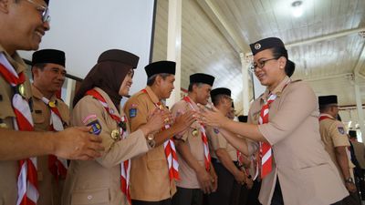 Pesan GKR Mangkubumi Saat Kukuhkan Mabicab Gerakan Pramuka Gunungkidul