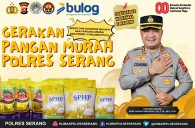 Harga Sembakau Gerakan Pangan Murah Polres Serang Lebih Miring Berikut Daftar Harganya