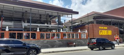 View Perbukitan Menoreh, Pasar Godean Sleman Masuki Siap Beroperasi Bulan Oktober 2025
