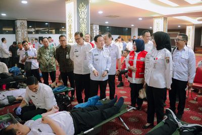 Semarakkan HUT ke-80 Republik Indonesia, PMI Lampung Gelar Donor Darah