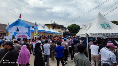Ada 51 Titik Gerakan Pangan Murah Di Jajaran Polda Banten, Polres Serang Sediakan Harga Sembako Miring
