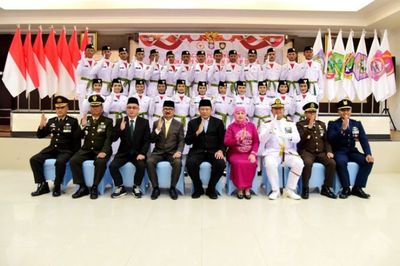 Paskibraka Provinsi Gorontalo Tahun 2025 Dikukuhkan, Ada Kelompok Garuda dan Maleo