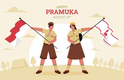 Aksi Atraktif Warnai Hari Pramuka ke-64 di Sultra, Wagub Hugua: Ini Cerminan Generasi Peduli