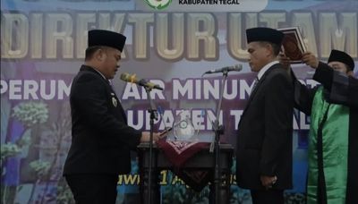 Nandang Indradani Resmi Pimpin Perumda Air Minum Tirta Ayu Kabupaten Tegal