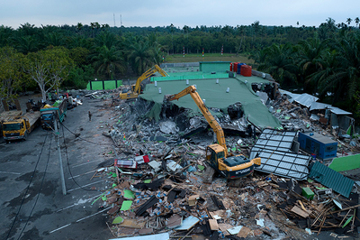 Cafe Duku Indah di Deliserdang Dibongkar, Diduga Jadi Tempat Hiburan Ilegal