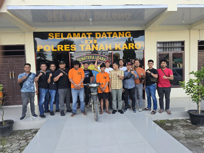 Tak Berkutik, Pelaku Curanmor di Berastagi Ditangkap Polisi
