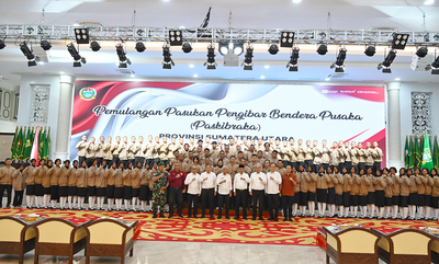 Wagub Surya Kagum dengan Peran Paskibraka Sumut 2025 di Hari Kemerdekaan