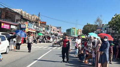 Polisi Kerahkan Pasukan, Pawai Karnaval Banda Aceh Berjalan Tertib dan Aman