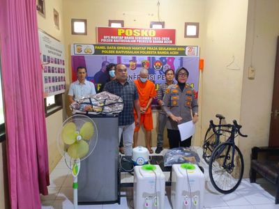2 Maling Road Bike Rp65 Juta Diciduk Polsek Baitussalam