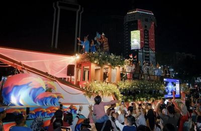 Pawai Pesta Rakyat, Warga Indonesia Joget Pacu Jalur hingga Kenal 5 Destinasi Super Prioritas