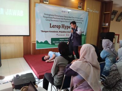 Mahasiswa KKN Undip Gelar Penyuluhan Pertolongan Pertama Kejang dan Kram di Desa Wisata Lerep