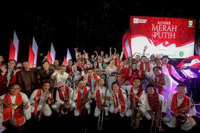Konser Merah Putih Meriahkan Balai Kota Bandung, Perkuat Identitas Kota Musisi