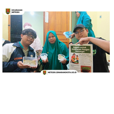 Mahasiswa KKN UNDIP Ajak Warga Meteseh Kenal Microgreens untuk Ketahanan Pangan