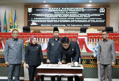 APBD Perubahan Lampung 2025 Disepakati, Pendapatan Jadi Rp 7,7 Triliun, Belanja Daerah Rp 7,6 Triliun