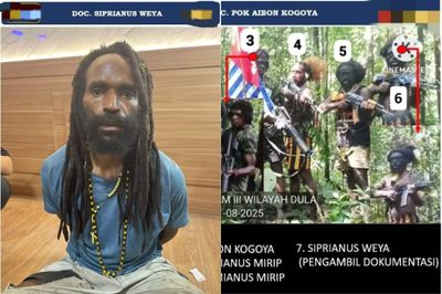 Satgas Damai Cartenz Berhasil Amankan Siprianus Weya, KKB yang Tembak 2 Brimob di Nabire