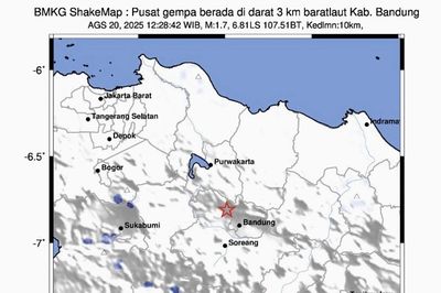 Sesar Lembang Menggeliat, Jawa Barat Diguncang 5 Gempa Sehari