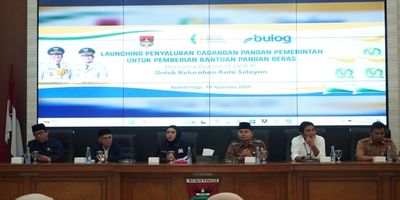 Pemko Bukittinggi Launching Penyaluran Cadangan Pangan Pemerintah Kepada Warga Penerima Manfaat