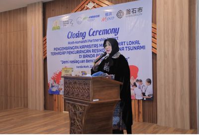 Wali Kota Illiza Apresiasi JICA: 3 Tahun Program Cegah Tsunami di Banda Aceh