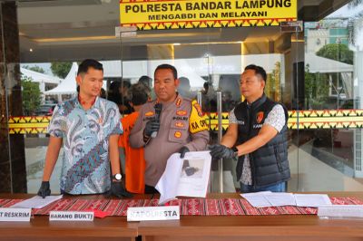 Pelaku Pencurian dengan Kekerasan di Warung Sembako Bandar Lampung Ditangkap Polisi