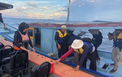 Tim SAR Gabungan Babel Evakuasi Enam Peneliti BRIN di Selat Nasik