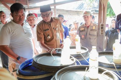Gubernur Lampung Tinjau Penggilingan Padi dan Produksi Pupuk Organik di Lampung Timur