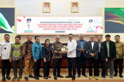 Pemprov Sulsel Terima Kunker Komisi II DPR RI, Bahas Kontribusi BUMD dalam Pembangunan Daerah