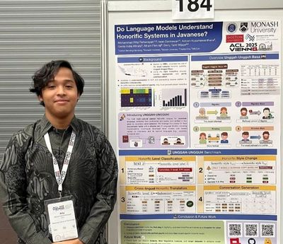 Mahasiswa ITB Tembus Konferensi NLP Bergengsi Dunia ACL 2025, Angkat tentang Budaya Jawa