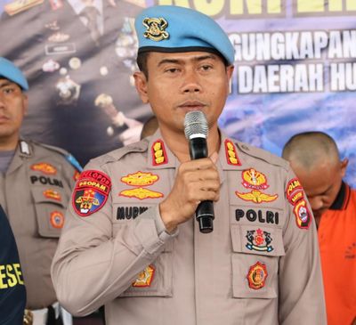 Bripda MA Pelaku Pelempar Helm Tehadap Agra Di Periksa Propam Polda Banten