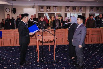 Saipul Dilantik Jadi Kadis PMDT, Hanita Jadi Kadis PPPA Lampung