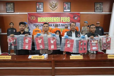 Polres Maros Tangkap 4 Tersangka Narkoba, Bongkar Jaringan Lintas Kabupaten dan Provinsi