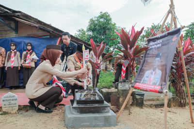 Almarhum H. Mursyid Arsyad Diberi Penghormatan sebagai Tokoh Gerakan Pramuka Lampung