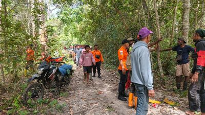 Warga Hilang di Kampung Tomer : TNI,Polri,Basarnas dan Masyarakat Lakukan Pencarian